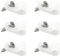 120 Sets Cable Cleats,R Shaped Cable Clips for Cable Organization (White Nylon)
