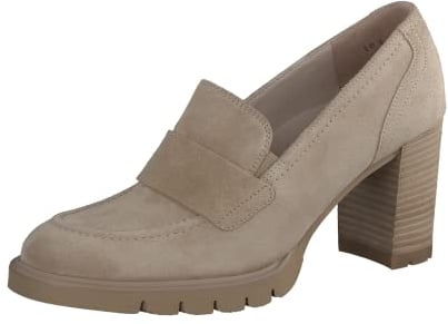 Paul Green Damen Hochfront-Pumps, Frauen Klassische Pumps,Court Shoes,stöckelschuhe,Absatzschuhe,high Heels,Heels,Beige (Grain),40.5 EU / 7 UK