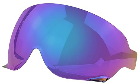 Shkalacar Motorrad Helmvisier, Anti UV Verstellbar Ersatzvisier für SHOEI JO EX-Zero CJ3, Windschutz Helm Objektiv Visier (Mehrfarbig erhältlich)