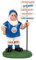 FC Hansa Rostock Gartenzwerg Zwerg ** Wegweiser Klein **