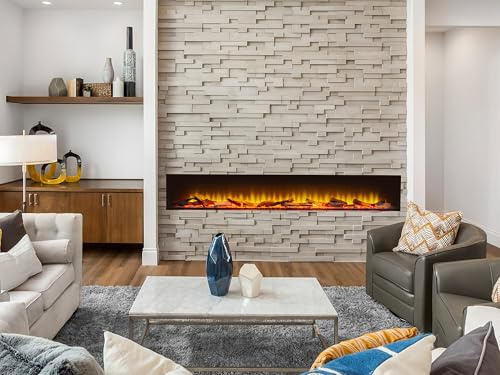 Acantha Aspire Fully Inset Media Wall Electric Fire (81/205cm)