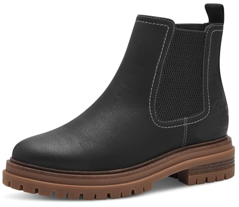 s.Oliver Damen Chelsea Boots Elegant Vegan