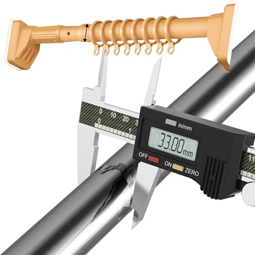 Saugnapf-Gardinenstange Ohne Bohren, 360CM-450CM 410CM-500CM Duschvorhangstange, Vorhangstange Teleskopstange Vorhang, Spannstange für Badezimmer, Schrank, Fenster, Raumteiler(Gelb,360cm-450cm)