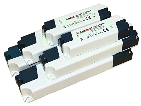 JRXFXEKW Transformador de iluminación 12V 24V Controlador de Luces LED for 3528 5050 RGB Tira de Luces LED Adaptador de Fuente de alimentación 15W 35W 60W (Color : 15w, Size : 12V)
