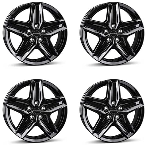 4x Borbet Felgen CWZ 7.5x18 ET53 5x118 black glossy kompatibel mit Fiat Ducato