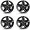 4x Borbet Felgen CWZ 7.5x18 ET53 5x118 black glossy kompatibel mit Fiat Ducato
