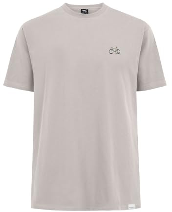IRIEDAILY Herren T-Shirt PEACERIDE EMB Bio-Baumwolle Regular Fit S Cloud Grey