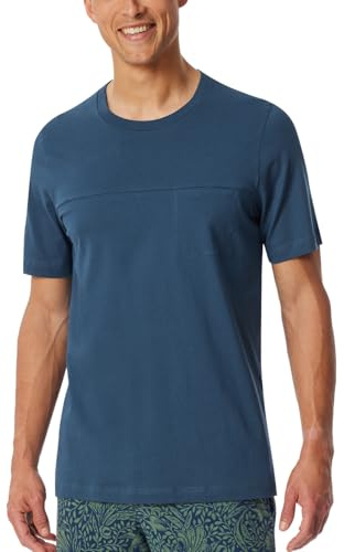 Schiesser Herren Schlafshirt Kurzarm Rundhals - Mix + Relax