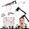 Halloween Dekoration Accessoire 4 Set, 30 Blatt Narben-Tattoo-Aufkleber, Halloween Horror Haarbänder, Stirnbänder Cleaver, Axt Stirnbänder, Geeignet für Streichhalloween Karnevalskostüm Accessoires