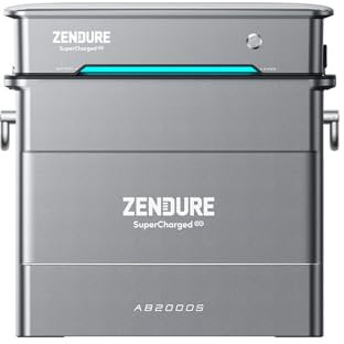 Zendure Solarflow Hyper 2000 avec AB2000S 1920Wh, Centrale Électrique de Balcon avec Entrée Solaire 1800W, Hub Intégré(Unité de Contrôle Intelligente) Micro Onduleur, Charge AC Bidirectionnelle 1200W