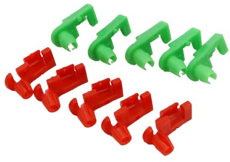 Hsthe Sea Secure Car Door Lock Rod Linkage Retainer Clips, 10pcs Plastic Moulding Fasteners for Left & Right Driver Passenger Side, Fits Chevrolet Sierra