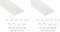 D-Line Kits de Goulottes, Cachez et Protégez Les Câbles Facilement, Goulotte Décorative, Blanc - 10 x 40cm Longueurs (4 mètres) - 20x10mm (Lot de 2)