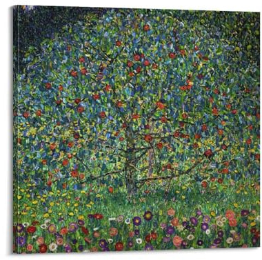 KANGZENG Gustav Klimt Malerwerke (Apfelbaum), Kunstposter, Bilddruck, Wandkunst, Gemälde, Leinwand, Kunstwerke, Idee, Raum, ästhetisch, 50 x 50 cm