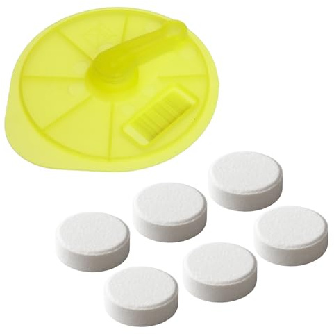 Reliapart Service T-Disc and Descaling Tablet Combo (2 Pack) Compatible for Bosch Tassimo TAS1000 Series for TAS1000UC TAS1000UC8 Limescale Removal and Cleaning 00576836