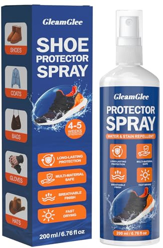 GleamGlee Shoe Protector Spray, Waterproof & Stain Repellent, 200g