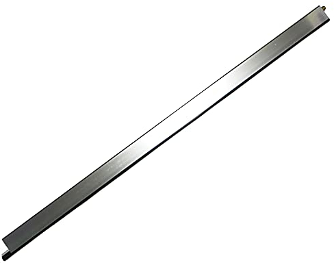 AMIG 2892 - Burlete Modelo 3 | Burlete automático de atornillar | Cierre de goma | Mecanismo interior de acero inoxidable y tope de latón | Autonivelable | Recortable | 82 cm | Plata | Aluminio