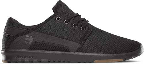 Etnies Herren Scout Sneaker, Schwarz 544 Black Black Gum, 38.5 EU