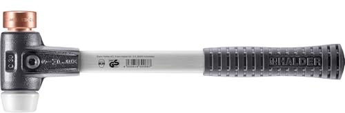 SIMPLEX-Schonhammer, Kupfer/Superplastik; mit verstärktem Tempergussgehäuse und Fiberglasstiel | D=30 mm | 3747.030