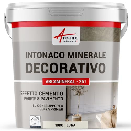 Enduit décoratif, mural et sol, rénovation chambre, cuisine, salle de bain - 10 kg Lune - ARCANE INDUSTRIES
