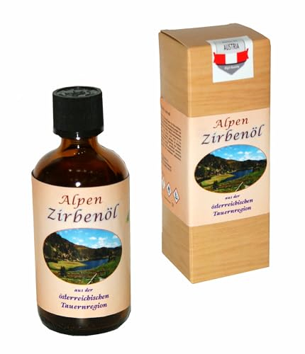 Zirbenöl - geeignet zur Raumbeduftung, zum Beträufeln von Zirbenholzprodukten; (120 ml)