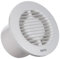 EUROPLAST Diameter 100 mm Silent Air Extractor – White Bathroom Fan – Wall Fan for Kitchen, Toilet, Bathroom