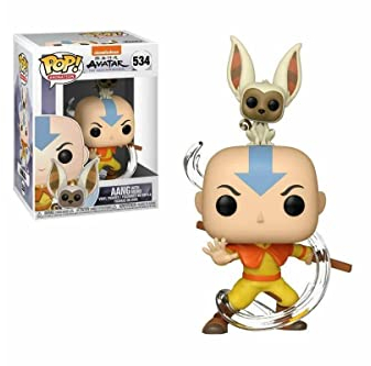 Funko Pop! & Buddy: Avatar - Aang with Momo - Avatar: The Last Airbender- Vinyl-Sammelfigur - Geschenkidee - Offizielle Handelswaren - Spielzeug Für Kinder und Erwachsene - Anime Fans