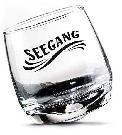 2 er Set Whisky-Gläser Rumgläser Wackelglas Schwenkglas in Geschenkbox Höhe 8,5 cm Durchmesser 7,5 cm 200ml Perfekt für Zuhause, Restaurants und Partys Spülmaschinenfest
