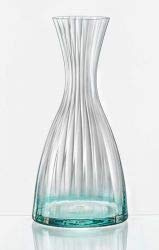 Bohemia Karaffe Kristall, Krug Cristall, Kristall, Model Kate Optic, grün, 1200 ml (Karaffe Grün)