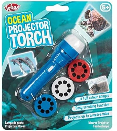 Tobar Ocean Projector Torch - 24 Ocean Images Assorted Designs and Colours