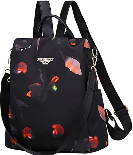 shepretty Damen Rucksack Anti Diebstahl Umhängetasche Multifunktions Schultaschen,heihudie-2