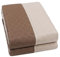 Trapuntino Copriletto Double Face Mezza Stagione Coperta Trapunta Leggera 2 Piazze Marrone