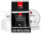 Polierpad Set: Rupes Bigfoot Polierschwamm für 150mm Stützteller | D-A Ultrafine Ø150-180mm weiß (3 STK.) + ChemicalWorkz Premium Poliertuch 500GSM | 4-teilig