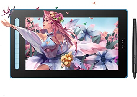 XP-PEN Artist 16 2nd Tableta Gráfica con Pantalla Completamente Laminada 127% sRGB, Tableta Gráfica Dibujo Digital con Lápiz X3, Compatible con Windows, Mac OS X, Chrome OS, Linux y Android, Azul