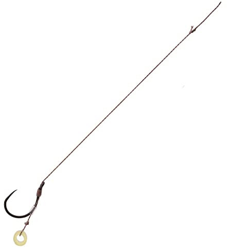 8 x Method Feeder BARBLESS Haken Rig`s mit Pellet- Bait Band Schonhaken und geflochtener Schnur von #4 bis #12 erhältlich (#12/0,12mm)