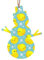 Weihnachts-Holzornamente für Baumdekoration, niedliche Gummiente mit Seifenblasen, zum Aufhängen, Weihnachtsbaumschmuck, Kugel, Heimdekoration (Schneemann-Form)