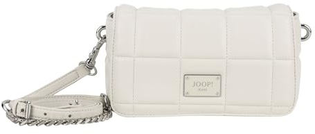 Joop! - Schultertasche Damen, Umhängetasche in Weiß, Handtasche mit abnehmbaren Schultergurt - ordine 1.0 luzi shoulderbag