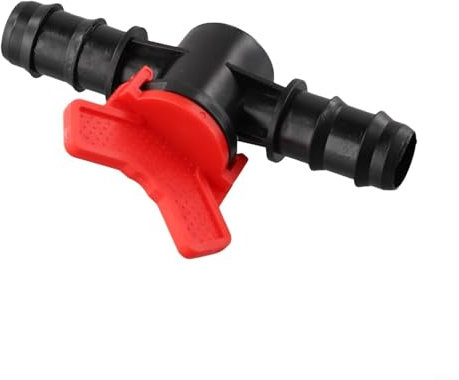 10 Stück Absperrventil Kugelhahn Anschluss Stecker PE Rohr PN4 Tropfschlauch 20 mm