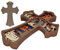 Schnitzen aus Krippe - Wandskulptur Krippe Holzornament - Fotografie Requisiten Schnitzen Handwerk Saisonale Dekoration für Esszimmer Schlafzimmer