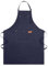 Hariendny Grembiule in jeans in tela, da uomo, con tasca, impermeabile, resistente all'olio, grembiule da lavoro, grembiule regolabile per cucina, barber, giardiniere, pittore, caffè (blu), nan, m