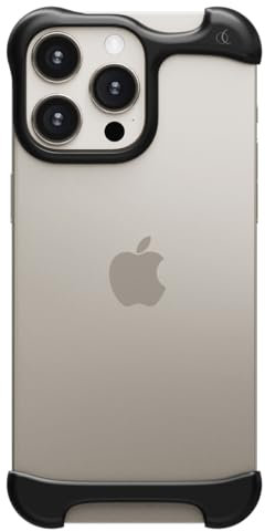 Arc Pulse Schutzhülle für iPhone 16 Pro Max – Minimalistischer Fallschutz, stoßfestes Aluminium in Luftfahrtqualität, doppellagige Stoßdämpfung, Kratzfest, aufschiebbar, leicht, 360°-Schutz