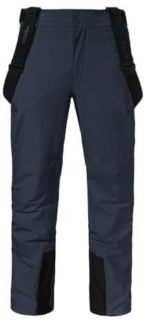 Schöffel Herren Pants Style Pine MNS, wasserdichte Skihose mit abnehmbaren Hosenträgern, Thermohose mit 2-Wege-Stretch und verstärktem Bein, Navy Blazer, 50