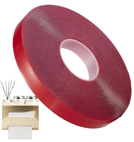 Doppelseitiges Klebeband, sehr robust – hohe Leistung mit Acrylkleber, ideal für Montage und Montage | beständig gegen hohe Temperaturen und Lösungsmittel, einfach zu verwenden