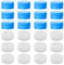 40 Pcs 30 mm Plastic Water Bottle Caps Screw on Bottle Lids Craft Bottle Tops Soda Bottle Caps Leak Proof Bottle Caps Replacement Scrapbook Bottle Lids