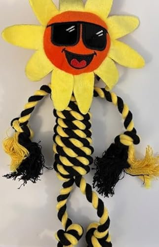 Surrey Feed Flower Man Rope Dog Toy (squeaker inside) - Single Dog Toy