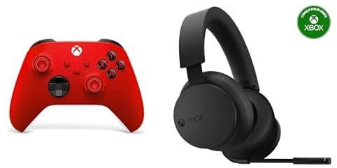 Xbox Controller Wireless - Pulse Red - per Series X|S, Windows 10/11, Android, iOS Cuffie Wireless Series X|S, One e dispositivi Windows