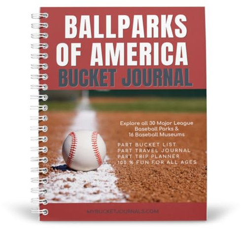 My Bucket Journals Ballparks of America Tagebuch, spiralgebunden