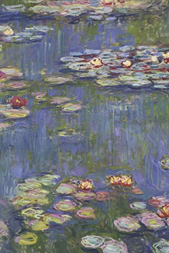 Monet Journal #4: Cool Artist Gifts - Water Lilies Claude Monet Notebook Journal To Write In 6x9 150 Lined Pages