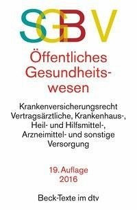 SGB V Recht des öffentlichen Gesundheitswesens