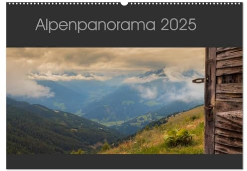 Alpenpanorama 2025 (Wandkalender 2025 DIN A2 quer), CALVENDO Monatskalender