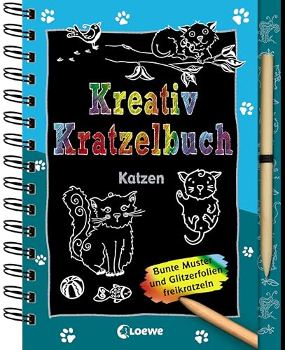 Kreativ-Kratzelbuch: Katzen: Kratz-Beschäftigungsspaß für Katzenliebhaber ab 5 Jahre